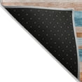 thumbnail image 3 of Addison Rugs Chantille Indoor/Outdoor Transitional Stripes Orange Washable Rectangle Rug, 5' x 7'6", 3 of 6