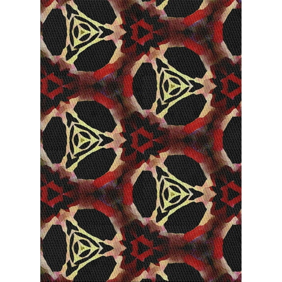 Ahgly Company Machine Washable Indoor Rectangle Transitional Brown Area Rugs, 2' x 5'
