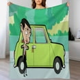 Mr_Bean Blanket Warm Lovely Comfortable For Kids Womens Mens Family