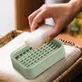 thumbnail image 2 of Travel Soap Case, Soap Holder Tray for Bathroom, Shower, Bathtub, Kitchen, Dorm, Silicone Soap Holder, Soap Container, Draining Soap Holder Bathroom Soap Dish 4/3/2/1PCS, 2 of 7