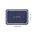 thumbnail image 3 of Diatomaceous Earth Bath Mat | Super Absorbent Quick-Dry Bathroom Rug | Non-Slip Rubber Backing | Washable Shower Floor Mat | Modern Dark Blue | 16X24 Inches, 3 of 6