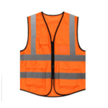 TELOLY  Safety Vest,High Brightness Reflection Chalecos Reflectantes De Seguridad,Breathable And Wear-Resistant Reflective Vest orange