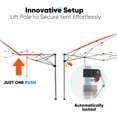 thumbnail image 3 of Quictent 10x10 Pop Up Canopy Tent - Instant Setup Gazebo for 1 Person, Portable & Compact, Waterproof & UV Protection, Ideal for Camping, Beach, Parties, and Outdoor Events, 3 of 8