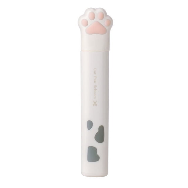 Tijeras con forma de garra de gato, seguras para las manos de los niños, minimáquina cortadora de papel hecha a mano, papelería plegable portátil