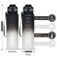thumbnail image 6 of 32 oz Water Bottle with Scale Marker, 1Liter Large Motivational Water Bottles BPA Free, Tritan Material, Flip Lid, Leakproof Security Lock for Fitness Gym Camping Cycling Traveling Office School, 6 of 7