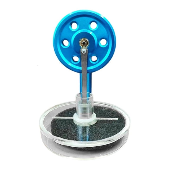 LUVNIMB Stirling Engine Model For Physics Teaching Tool Metal Design Works With Hot Water Or Ice For Science Experiments