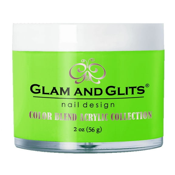 GLAM & GLITS - Nail Acrylic Color Powder from BLEND Collection 2oz/jar - CITRUS KICK - BL3069