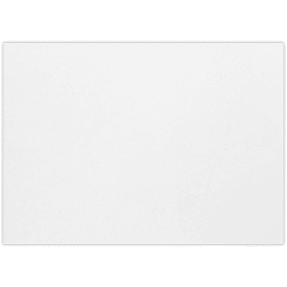 LUXPaper A1 Flat Notecards, 3 1/2 x 4 7/8, White, 250/Pack
