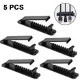 thumbnail image 1 of Clips para cables, paquete de 5, organizador de cables, cargador, gestión de cables para organizar el hogar, la oficina, el escritorio, el teléfono, el automóvil, soportes para cables, 1 of 8