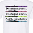 thumbnail image 4 of Inktastic Funny Flute Music Quote T-Shirt, 4 of 5