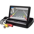 thumbnail image 1 of 4.3 Inch TFT LCD Car Color Backup Camera Monitor Screen, Foldable Monitor for Rear View Camera, V1/V2 Two-way Video Input, DC12V-24V, LCD Car Monitor, 1 of 5