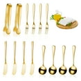 thumbnail image 3 of Juego de herramientas para queso, juego de cuchillos para untar mantequilla, kit de acero inoxidable para servir queso para postres y aperitivos., 3 of 14