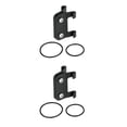 thumbnail image 3 of Transemion Plate Clip Number Holder Card Stand Stabilizer Compact Size Handy Install Equipment Mountain Road Seatpost Mount Type 2 2Set, 3 of 6