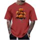thumbnail image 1 of Blusas y camisas de manga corta y cuello redondo para hombre. Blusas/camisetas de manga corta con cuello redondo y estampado de Halloween para hombre. Blusa para hombre., 1 of 4