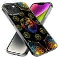 thumbnail image 2 of MUNDAZE Apple iPhone XR Shockproof Clear Hybrid Protective Phone Case Mandala Geometry Abstract Dragon Pattern Cover, 2 of 5