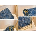 thumbnail image 6 of JUYGO Denim Hobo Bags Women Cute Underarm Shoulder Bag Crossbody Purse Y2k Satchels Trendy Tote Handbag Evening Clutch Purse, 6 of 7
