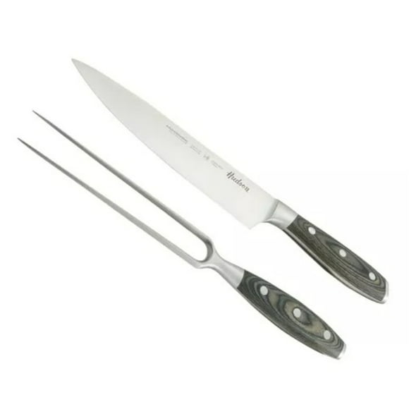Cuchillo y Trinche Asador HUDSON 20cm Inoxidable