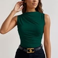 thumbnail image 2 of MuXiKeJi Clothes Womens Tops Dressy Casual Elegant Bow Tie Neck Short Sleeve Blouses Spring Office Work Business Outfits Shirts, 2 of 6