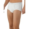 thumbnail image 5 of Hanes Men's Value Pack White Briefs, 6 Pack, 5 of 10