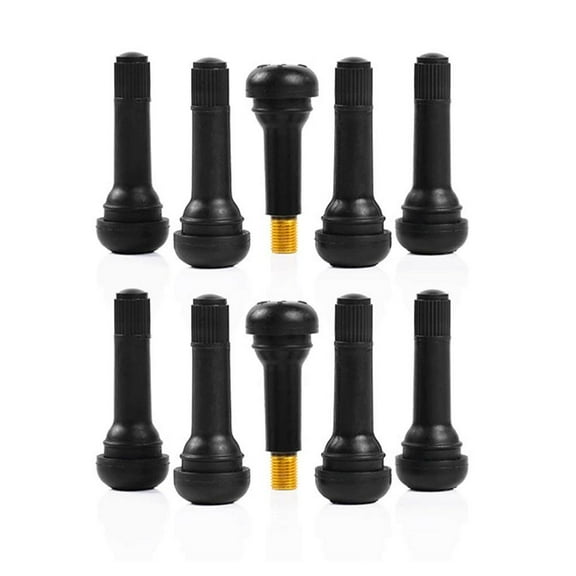 Car Tire valve TR 413 /414 Snap-In Tire Valve Stems Short Black Rubber