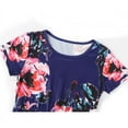 thumbnail image 5 of Benylion Girls Dresses Casual Dresses Tunic Dress Kid's Beach Boho Maxi Dress Girls Waist-Length Floral Dresses for 6-8 Years, 5 of 6