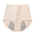 thumbnail image 1 of Pantalones fisiológicos para el período menstrual de las mujeres, antifugas laterales, entrepierna de algodón puro, antibacterianos, seguros, sanitarios, transpirables, cintura alta, ropa interior, 1 of 6