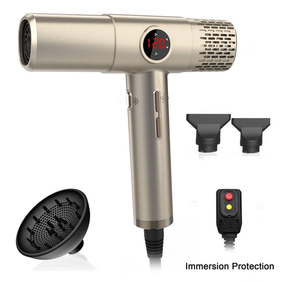 Mifanstech High Speed Hair Dryer, Professional Ionic Hair Dryer, Powerful 1800W Blow Dryer with Diffuser and Concentrator Attachments, Fast Drying Conditionable Hair, Perfect for Home/Travel/Gift