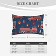 thumbnail image 6 of Bingfone Fire Truck 1 Standard Size Pillowcase, Long Staple Pure Cotton Envelope Closure Pillow Cover,20"X30", 6 of 9