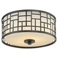 thumbnail image 1 of 2 Light Flush Mount - Bronze Finish, 1 of 2
