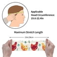 thumbnail image 7 of Wukai Flower Chicken Sports sweatband,Men & Women Sweatband Headband for Running, Cross Training, Racquetball, Working Out, 7 of 7