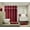 BUTTERFLY BURGUNDY, variant on COMPLETE BATHROOM SET 2 BATH MATS 1 SHOWER CURTAIN &FABRIC HOOKS