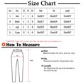 thumbnail image 3 of LLYwey Tall Pants for Women Long Ladies Vintage Street Style Star Print Spicy Girl Low Waisted Straight Tube Pants New Full Length Pants Trousers Regular Fitted Khaki XL, 3 of 9