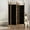 Black, variant on vidaXL Foldable 6 Panel Room Divider Screen Cream White Canvas Bamboo Freestanding