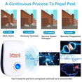 thumbnail image 4 of 8 Pack Ultrasonic Pest Repeller Plug in New 2026 Pest Repellent, Power Saving, Home Indoor and Outdoor Use, Pest Reject Rat Repellent, Mice Repellent, Mosquitos, Roachs, Spiders, Bed Bugs, Fleas, 4 of 7