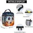 thumbnail image 3 of HELANHO Superhero Spiderman Insulated Lunch Bag - Thermal Cooler Tote for Picnics - Fun & Durable Lunch Box QQH63-258, 3 of 4