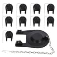 thumbnail image 1 of FESTFENDS 10Pcs Universal Black Toilet Flapper Valve Easy Install Water-Saving Toilet Tank Seal, 1 of 8