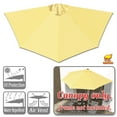 thumbnail image 3 of Sunny Patio 10' x 10' 5-Rib Beige Patio Umbrella Canopy, UV Protective Polyester Cover, 3 of 11
