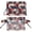 American Flag Butterfly Patchwork, variant on COEQINE Car Window Shade for Side Window, Car Window Curtain Privacy Full Covers/Half Shade Options, Magnetic Sun Block Cover Fit Most Vehicles, Cute Giraffe Print