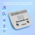 thumbnail image 3 of 2 Pack Detachable Pet Dog Clipper Blades, Compatible with Andis,Most Oster A5, Wahl KM Series Clippers（#30 Blade 0.5MM Cut Length）, 3 of 7