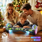LIEAGLE Hoverboard Offroad All Terrain Flash Wheel Self Balancing Hoverboards with Bluetooth Speaker