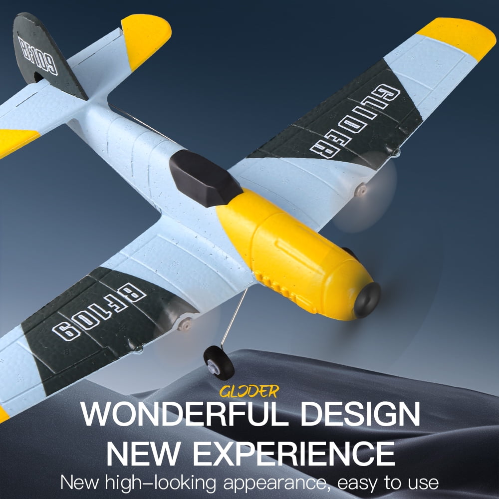 2.4G Remote - Controlled Z61 BF109 Fighter Fixed - Wing RC Airplane, Beginner - Friendly, Durable EPP Foam