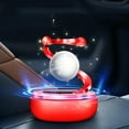 thumbnail image 2 of BTOER for Solar Power Car for Air Freshener Car Perfume Diffuser Star Ball Design 360 Degrees, 2 of 9
