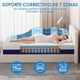 thumbnail image 3 of Colchón Matrimonial Memory Foam, Colchones Matrimoniales con Memory Foam y Tecnología Adaptativa Firmeza Media, Colchón Matrimonial con Diseño Multicapa Sin Fibra de Vidrio, 3 of 4