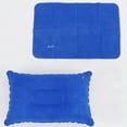 thumbnail image 3 of KAKOWELY Ultralight Neck Pillows 2pcs PVC Flocking Inflatable Pillows Ultralight Neck Pillows Portable Inflation Cushion for Outdoor Hiking Travel(Sky Blue), 3 of 4