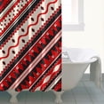 thumbnail image 2 of Ensemble de Rideaux de Douche de Noël : 72x72 Rideau de Salle de Bain Joyeux Noël avec Flocons de Neige et Pins - Rideau de Douche en Polyester Imperméable et Lavable avec 12 Crochets, 2 of 5