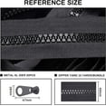 thumbnail image 3 of 10Yards #10 Nylon Closed-end Zippers with 20Pcs Sliders for DIY Sewing Tailor Crafts Bags Tents Black, 3 of 9