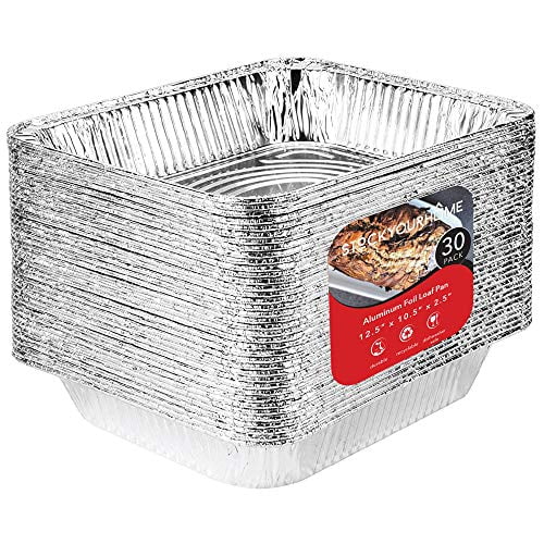 Stock Your Home 9x13 Disposable Aluminum Pans 30 Pack