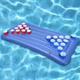 thumbnail image 1 of Jinsinto Adult Inflatable Pool Mat, Inflatable Game Floating Floating Billiard Table Game - 24 Cup Hole, 1 of 5