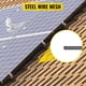 thumbnail image 1 of VEVOR Panel solar de alambre para pájaros, kit de rollo de protección para criaturas de 6 pulgadas x 98 pies, protector de panel solar con 100 piezas, 1 of 9