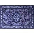 thumbnail image 1 of Ahgly Company Indoor Rectangle Medallion Blue Traditional Area Rugs, 3' x 5', 1 of 4